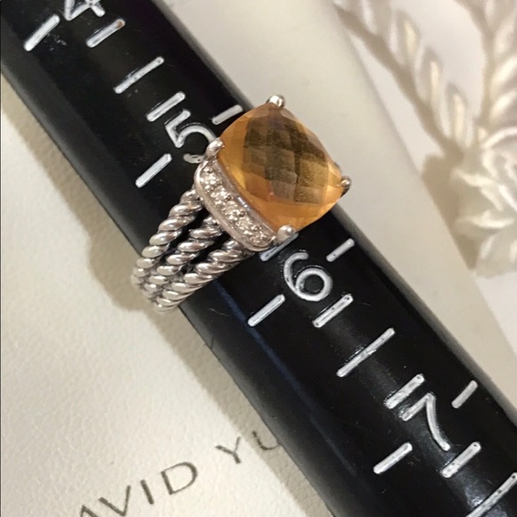 🌹David Yurman Citrine & Diamond Ring 🌹!! - Picture 6 of 8